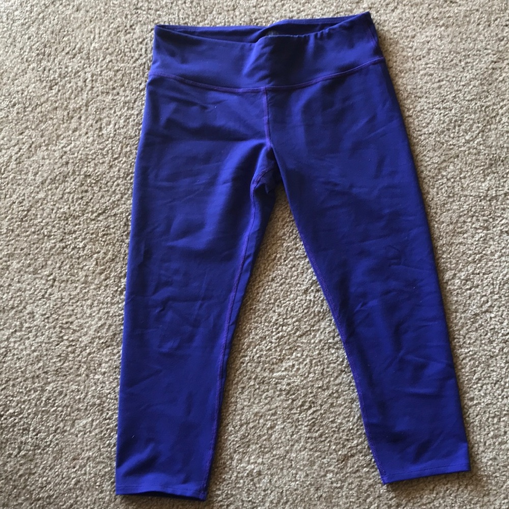 REI Purple-Blue Yoga Crop Pant